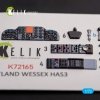 Kelik K72165 Westland Wessex HAS.3 - interior 3D decals for Italeri kit (1/72)